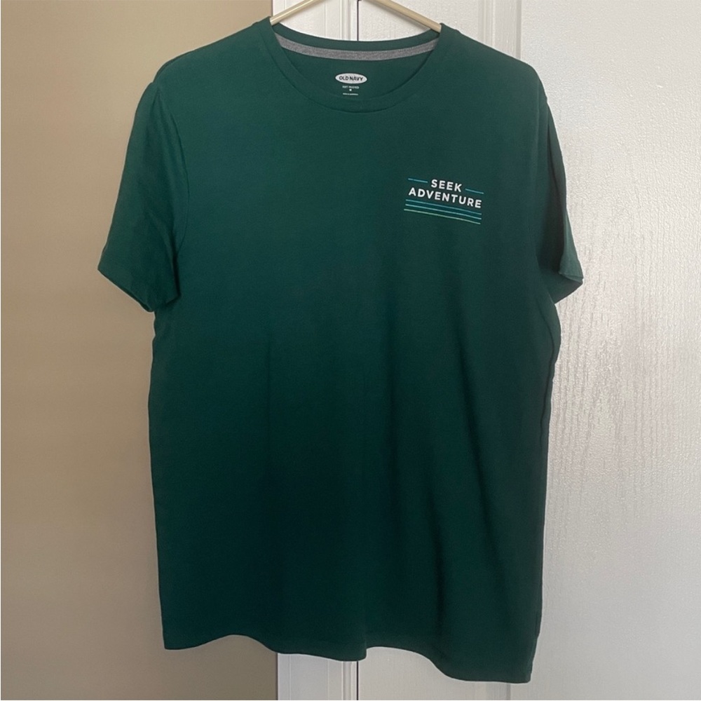 Old Navy Men's "Adventure" Soft-Washed T-Shirt. Size Medium.